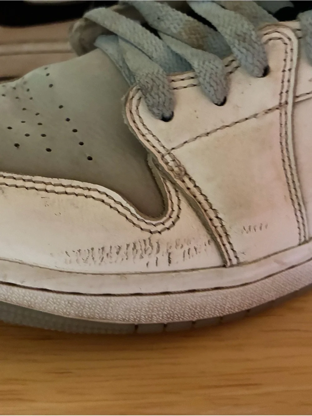 Nike Men’s High-Top Sneakers in White, Gray and Black